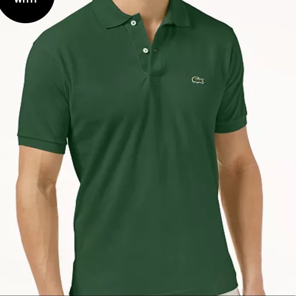 LACOSTE Green Classic Polo Shirt size 4 or Medium US